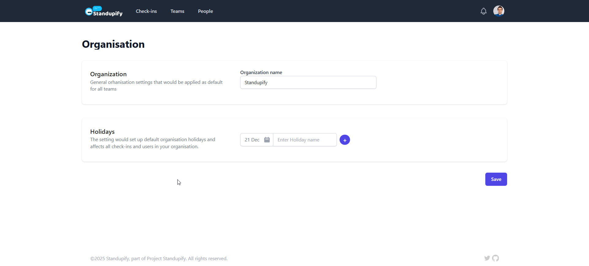 Standupify Screenshot. Check demo.standupify.com for Live Demo