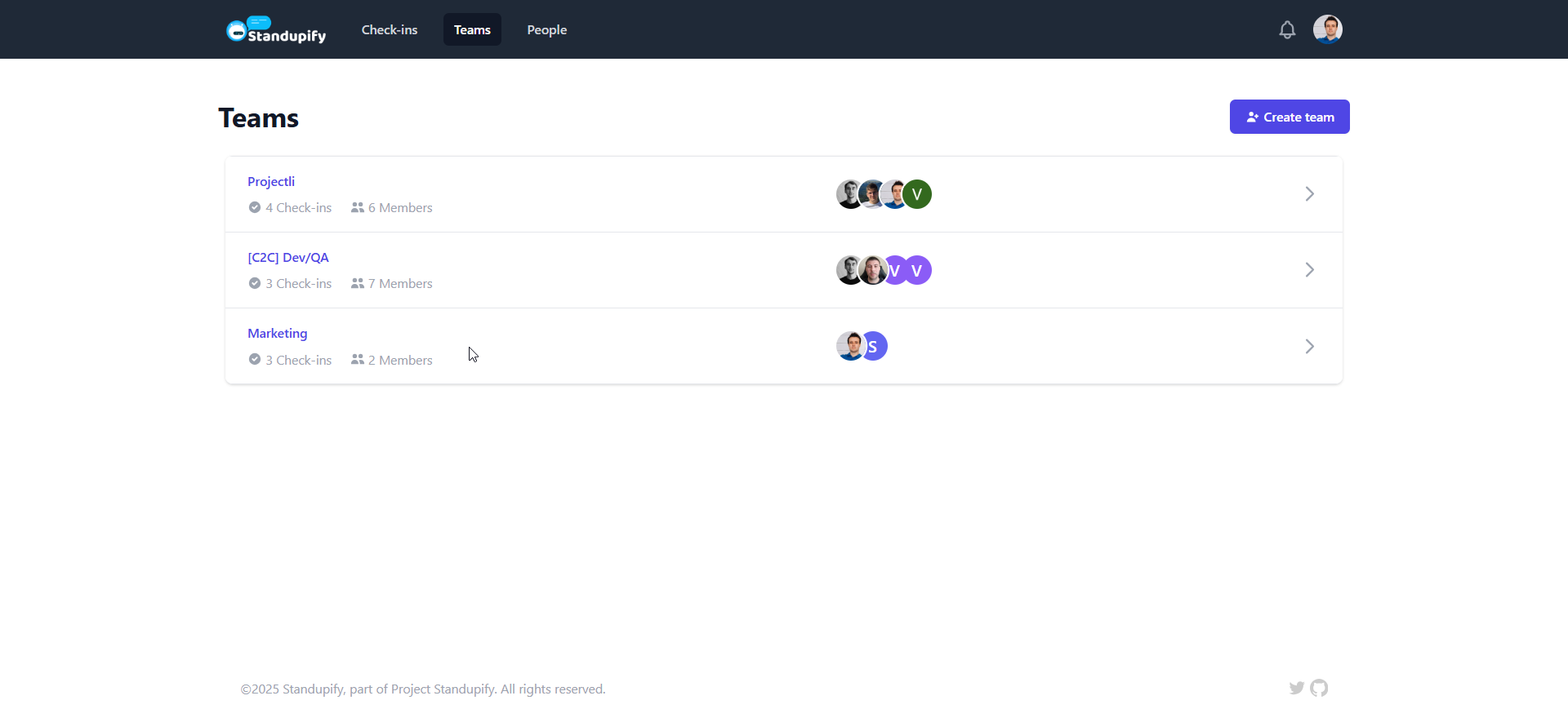 Standupify Screenshot. Check demo.standupify.com for Live Demo